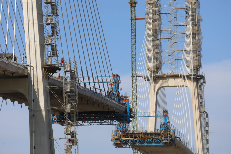 Ponte da Rota Bioceânica entra na reta final e ligação entre MS e Paraguai está prevista para maio