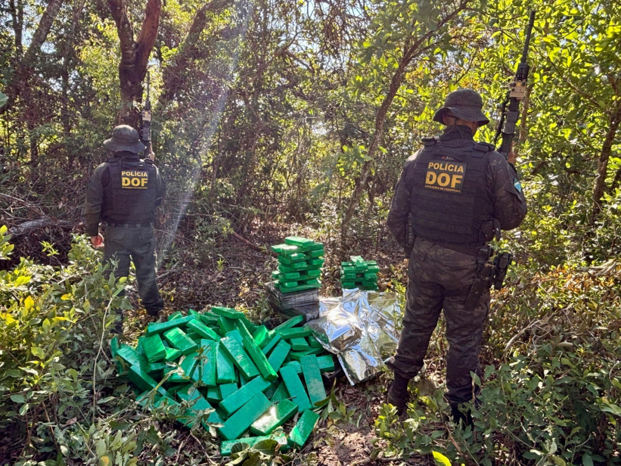 Carga de quase 300 kg de drogas é interceptada na MS-160 e seguiria para Minas Gerais