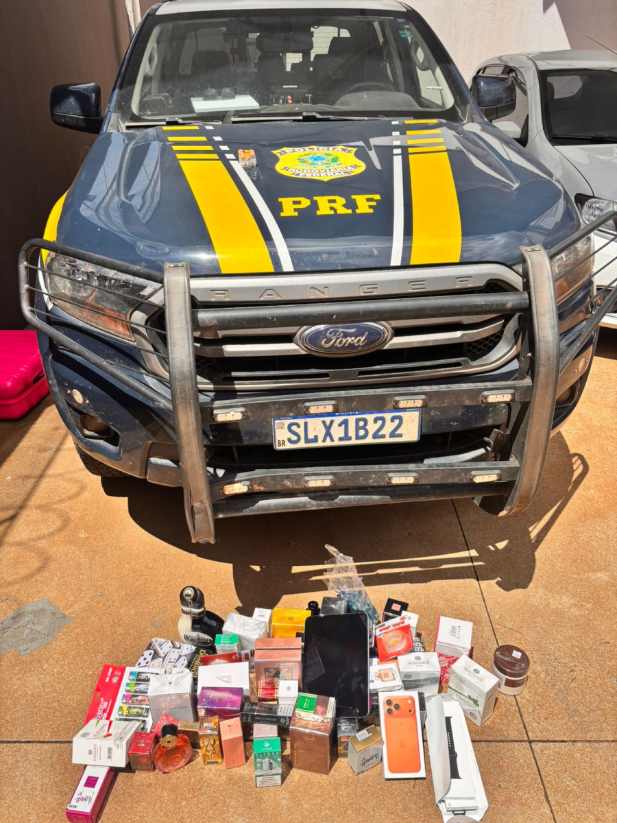 Medicamentos e eletrônicos sem nota são apreendidos na BR-262 em Três Lagoas