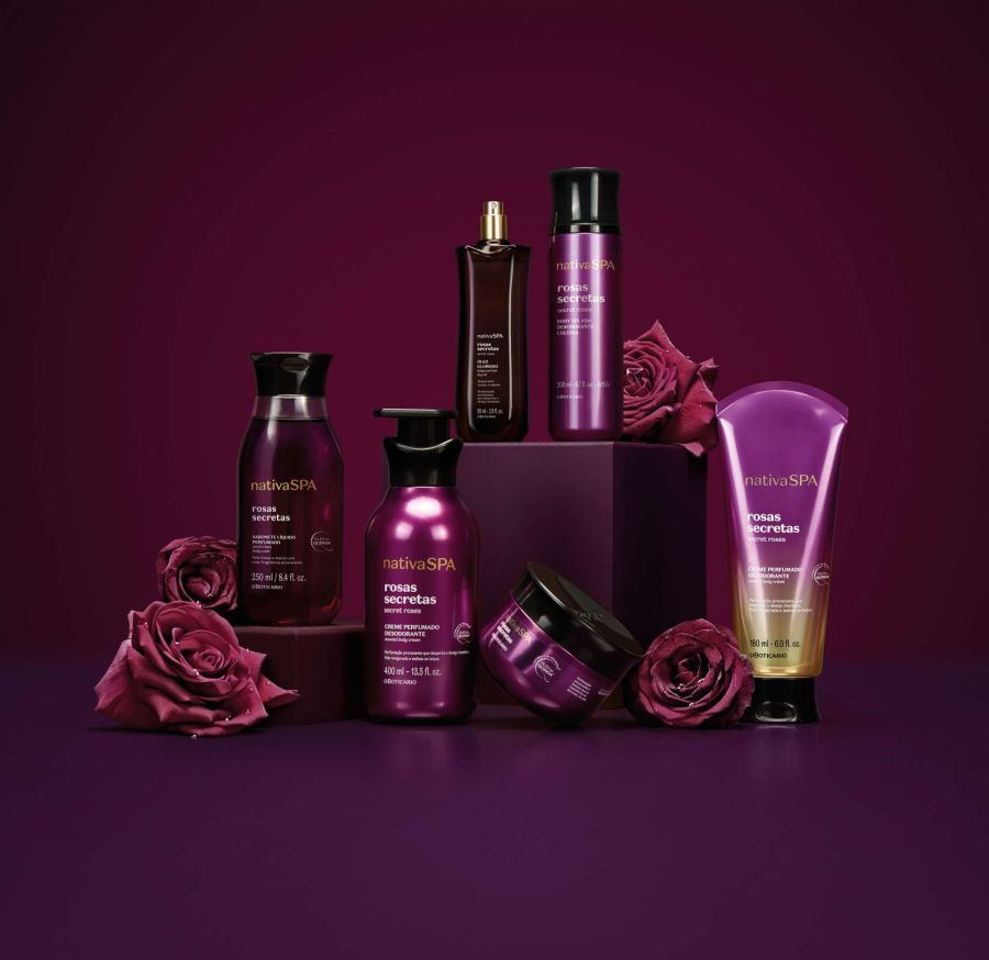 Nova linha do Boticário aposta em neurociência e rosa turca para intensificar experiência sensorial