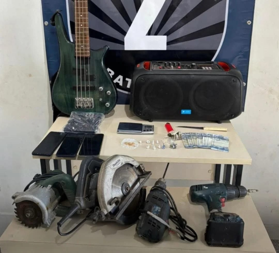 Traficante é preso em flagrante enquanto preparava drogas em casa no São João