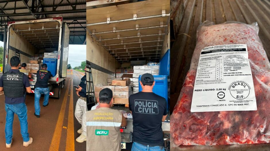 Carne imprópria para merenda escolar é apreendida em MS