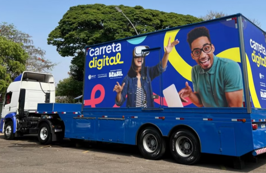 Carreta digital vai capacitar mil alunos em Três Lagoas
