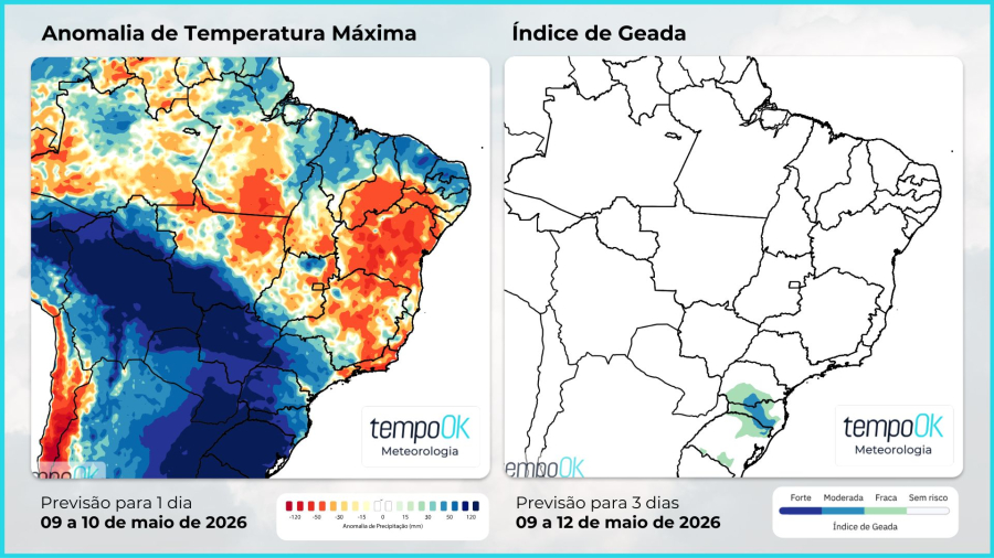 Semana começa quente em MS e vira com temporais e frio