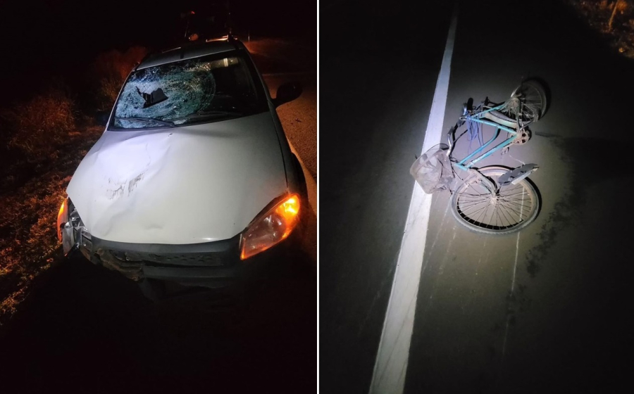 Ciclista morre após atropelamento na BR-436