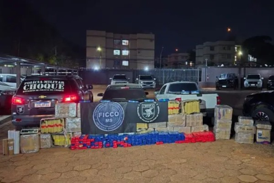 Casal é preso com mais de uma tonelada de drogas no MS