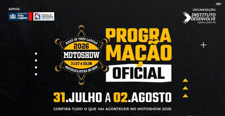 23º Motoshow será realizado de 31 de julho a 2 de agosto 