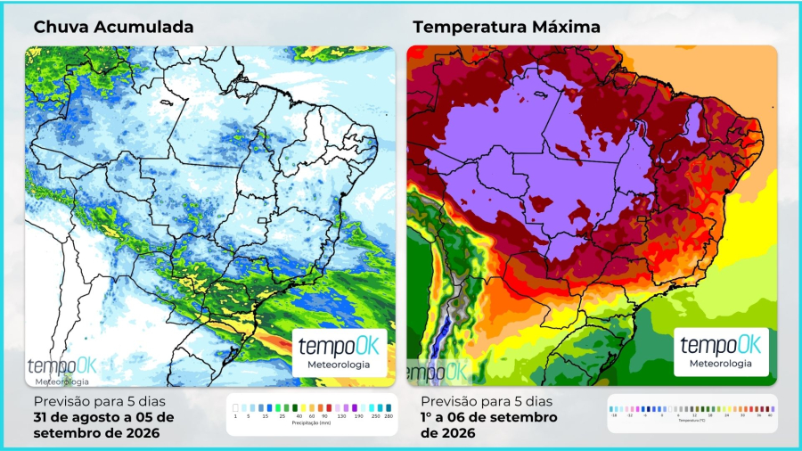 Frente fria muda tempo em Mato Grosso do Sul